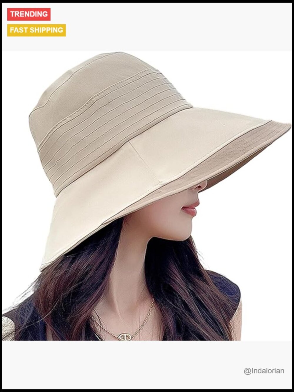 Wide Brim Sun Hat Foldable UV Protection Summer Beach Fishing Hat